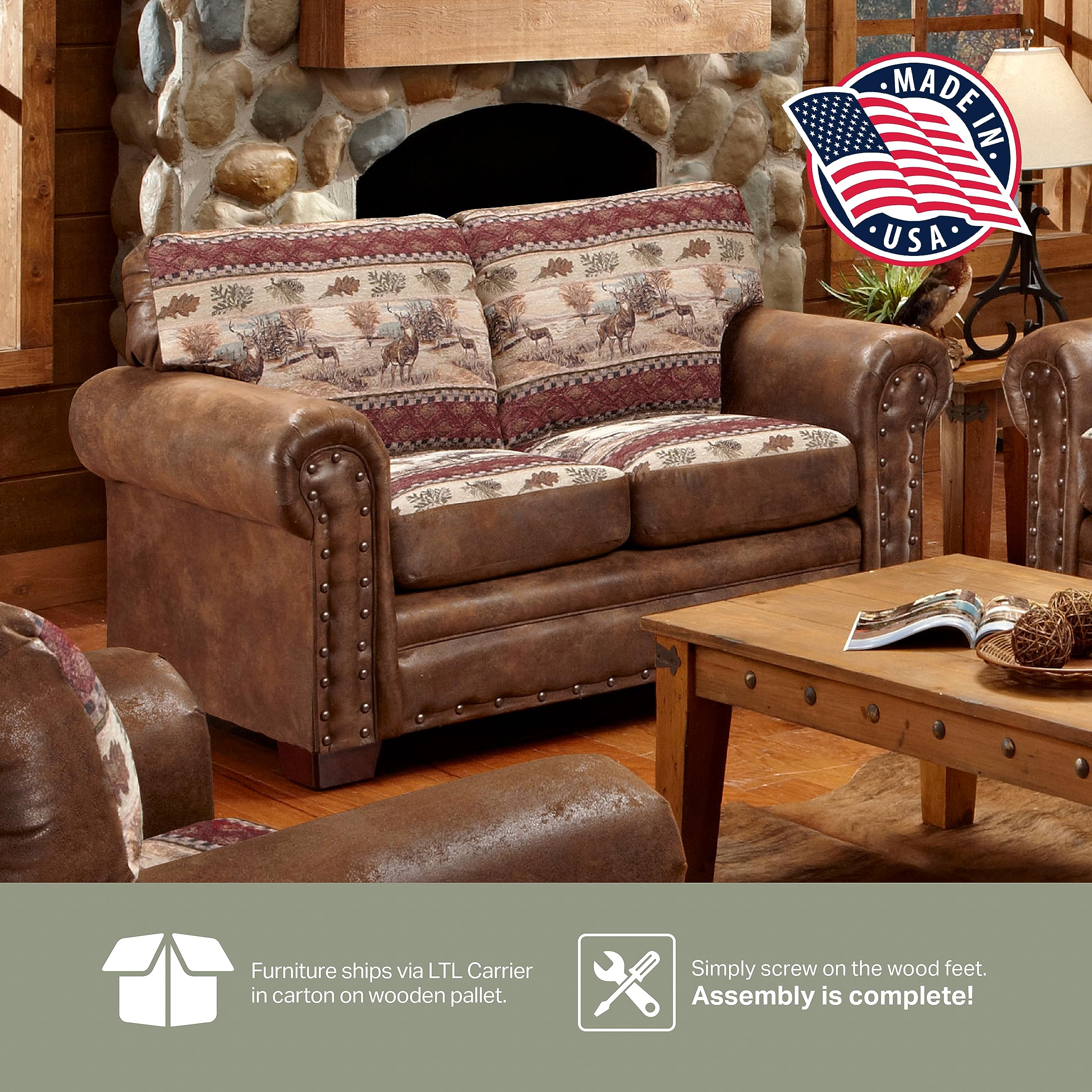 American Furniture Classics Deer Valley Love Seat