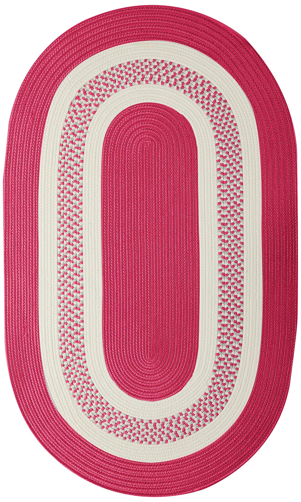 Colonial Mills Crescent Area Rug, 5X7, Magenta