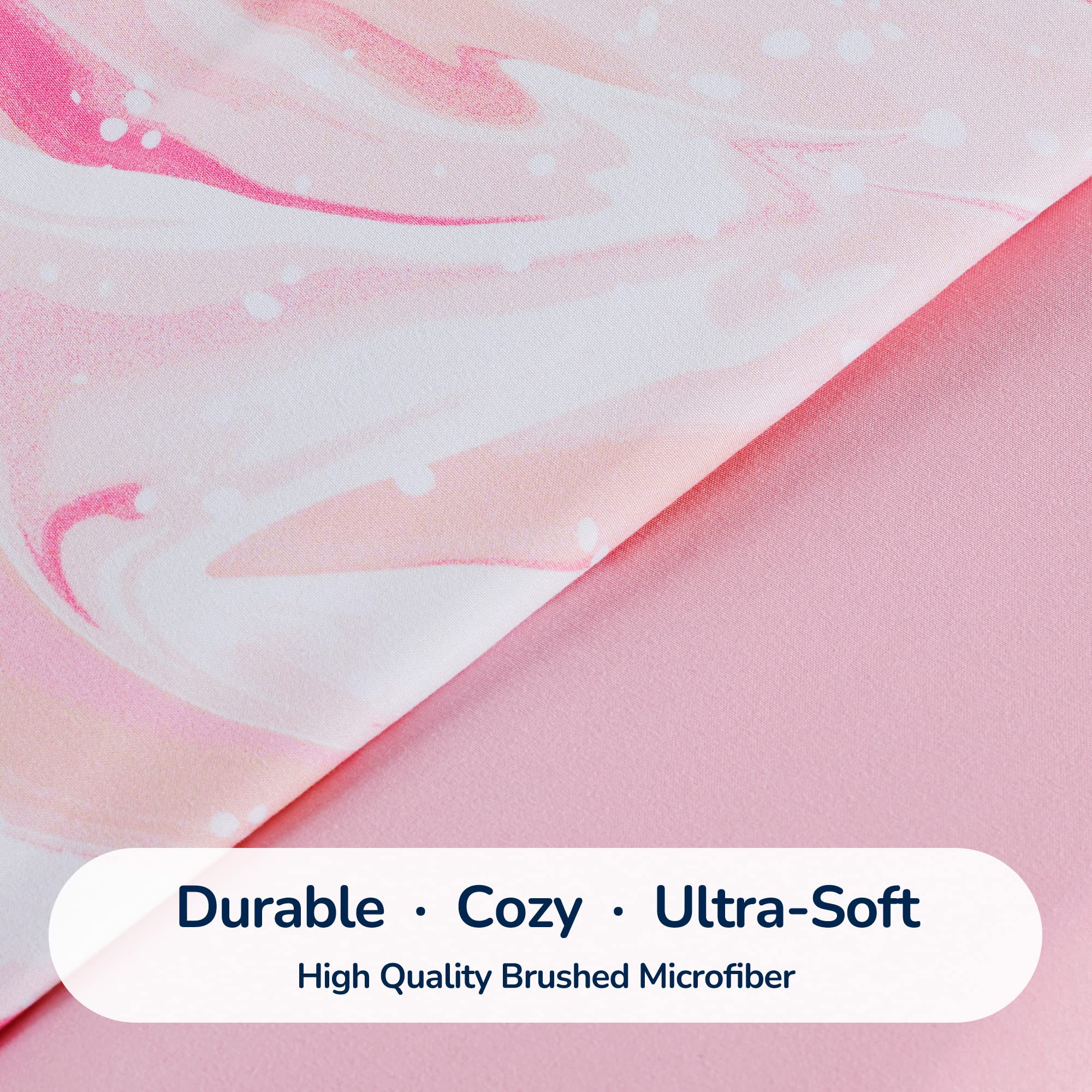 Sleep Zone Kids Bedding Comforter Set Full/Queen Size - 7 Pieces Super Cute & Soft Bedding Sets & Collections With Comforter, Sh