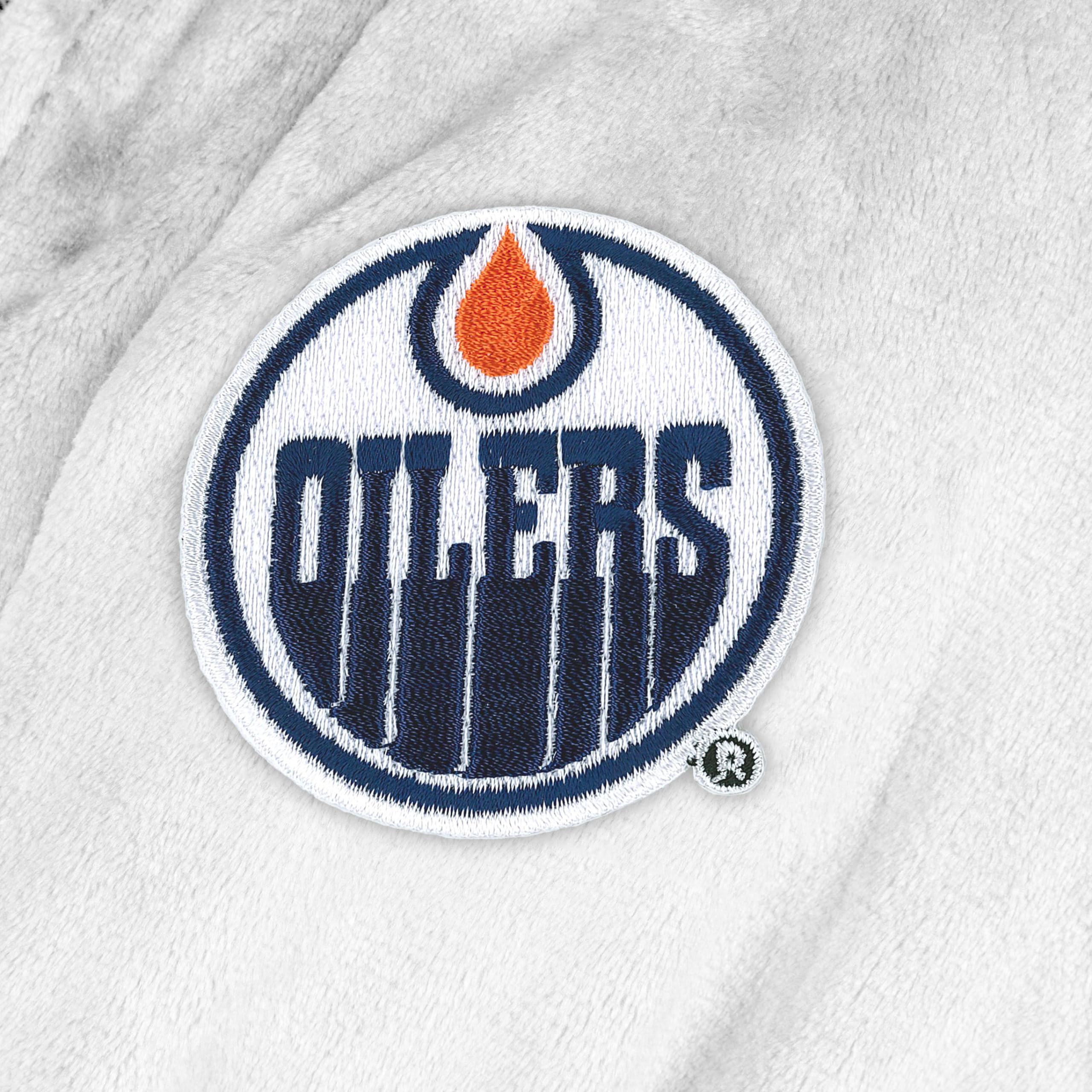 Northwest Nhl Edmonton Oilers Unisex-Adult Silk Touch Bath Robe, Large/X-Large, Team Colors
