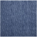 Nourison Essentials Indoor/Outdoor Navy Blue 9' X Square Area Rug, Easy Cleaning, Non Shedding, Bed Room, Living Room, Dining Ro