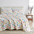 Great Bay Home 4-Piece Velvet Plush Micro Fleece California King Size Sheet Set - Deluxe Microplush Non-Pilling Bed Sheets- Lavi