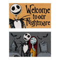 Gertmenian Nightmare Before Christmas Coir Mat (2-Pack), Welcome Mats For Front And Back Door, Home Entrance, And Garage, Home D
