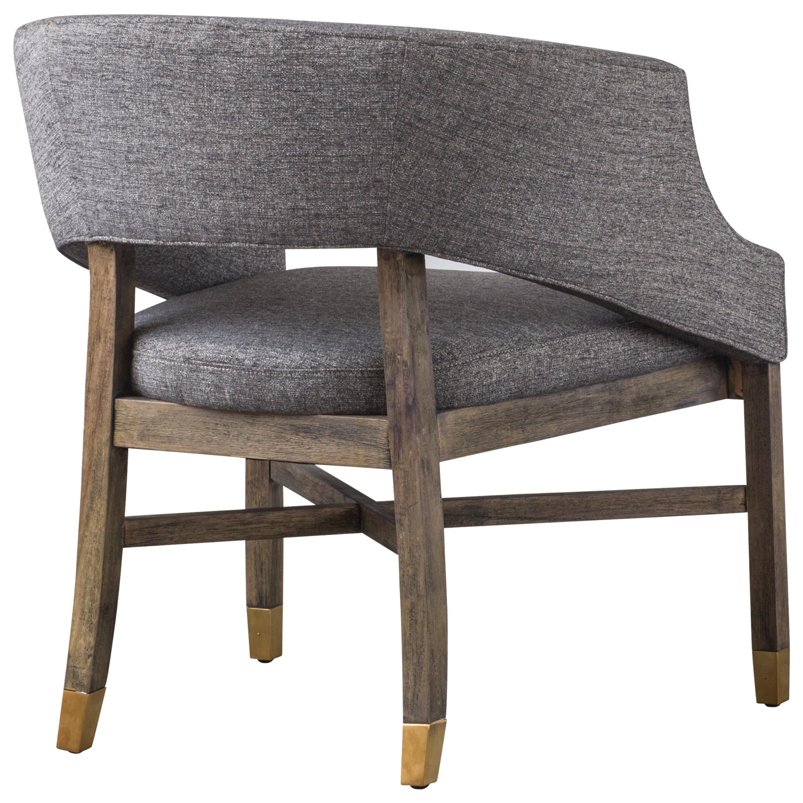 New Pacific Direct Sebastian Fabric Dining Chairs, Century Gray