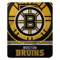 Northwest Nhl Boston Bruins Unisex-Adult Fleece Throw Blanket, 50' X 60', Fade Away