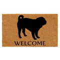 Calloway Mills Az105742436 Pug Doormat, 24' X 36', Natural/Black