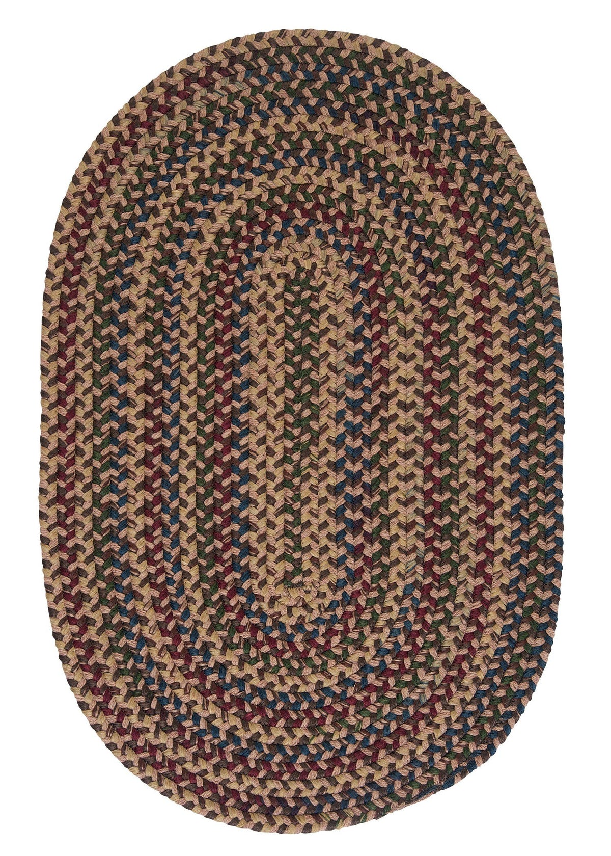 Confetti Oval Area Rug, 2 By 3-Feet, Daisy