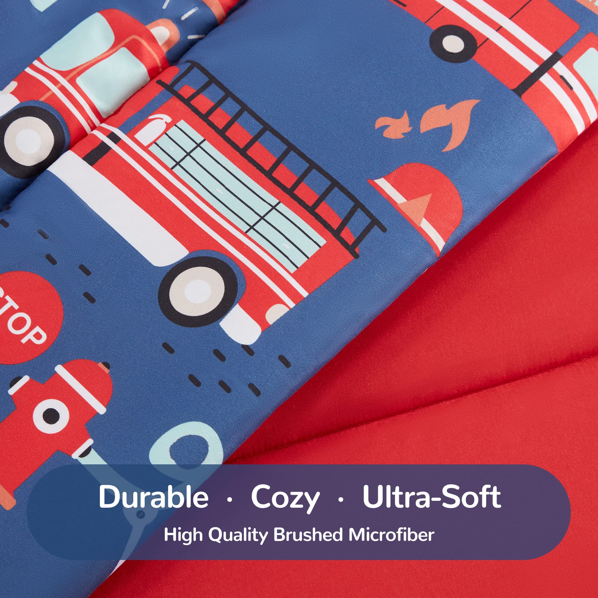 Sleep Zone Kids Twin Bedding Comforter Set - 5 Pieces Super Cute & Soft Bedding Sets & Collections With Comforter, Sheet, Pillow