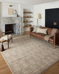 Loloi II Darby Collection DAR-07 Pebble/Sand 2-7 x 4 Accent Rug