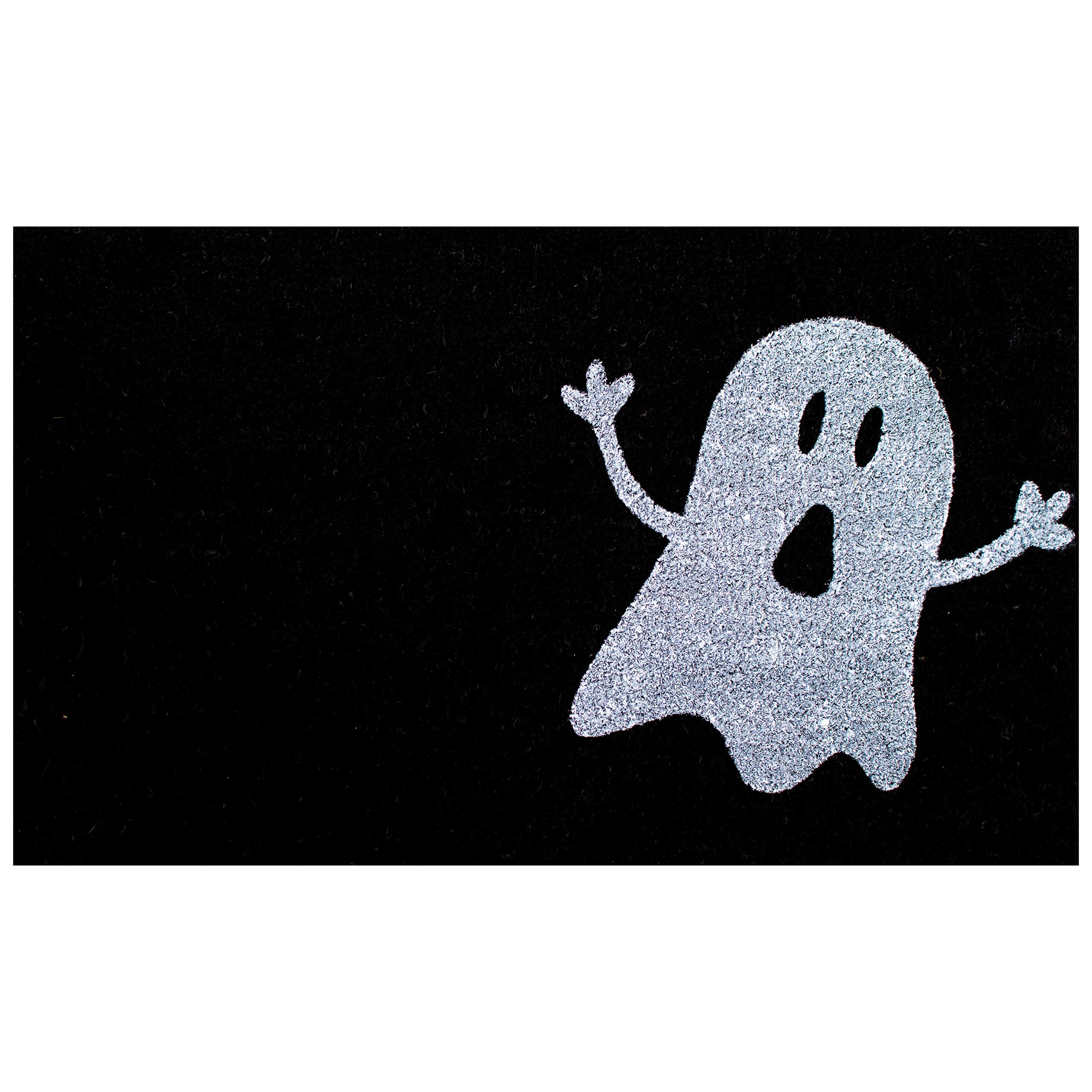 Calloway Mills 102001729 Ghost Doormat, 17' X 29', Black/White
