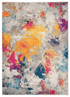 Rugshop Sky Collection Modern Abstract Area Rug - 3'3'' X 5' Multi