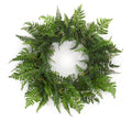 Melrose International, Llc Spring Floral Beautiful Mixed Greens Fern Wreath