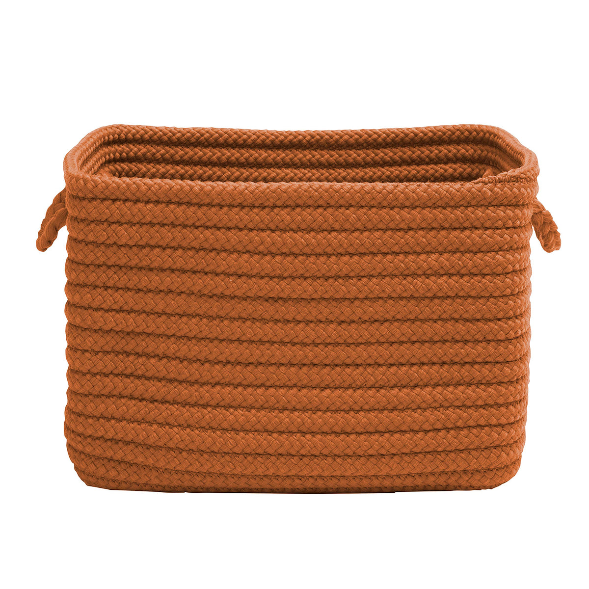 Colonial Mills Modern Farmhouse Home Basket, 12&quot;X8&quot;X10&quot;, Pumpkin