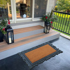 A1 Home Collections Entrance Door Mats, 30' X 60', Durable Large Doormat, Non-Slip Welcome Doormat, Rubber Backed Low-Profile