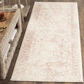 SAFAVIEH Adirondack Collection Runner Rug - 26 x 20, Ivory & Rose, Oriental Distressed Design, Non-Shedding & Easy Care, Ideal