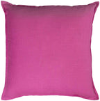 Rizzy Home | T05734 | 20"x20" Black/White Decorative Pillow | Down Fill