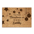 Christmas Door Mat Outdoor Personalized Welcome Mat For Front Door Merry Christmas Doormat Mr And Mrs Gifts Doormat For Indoor O