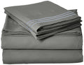 Elegant Comfort 1500 Premier Wrinkle & Fade Resistant 4 Pc Sheet Set, Deep Pocket Up To 18' And Colors, King Gray