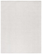 Safavieh Abstract Collection Area Rug - 9' X 12', Light Grey & Ivory, Handmade Wool, Ideal For High Traffic Areas In Living Room