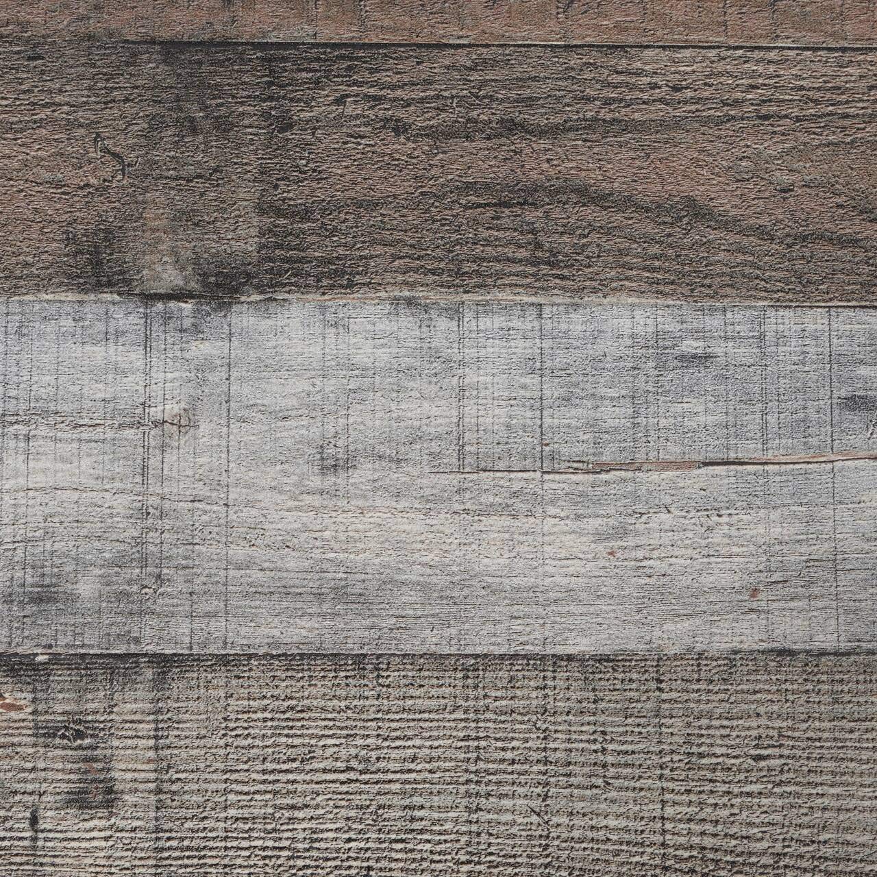 OS Home and Office Furniture Model Metal Frame and Legs four drawer chest, Rustic Reclaimed Barnwood Laminate