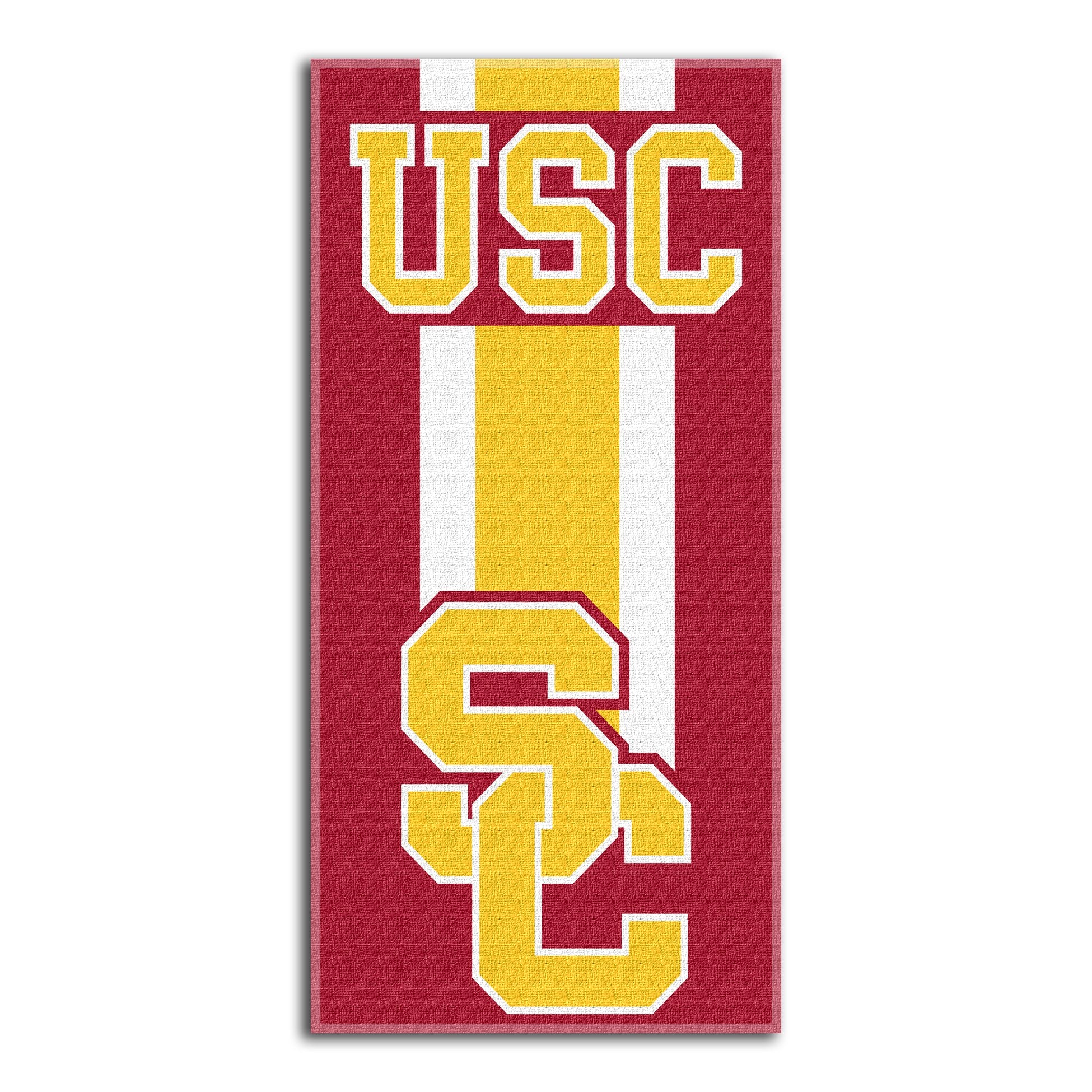 The Northwest Company NCAA USC Trojans Beach Towel, 30 x 60, Zone Read