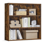 Vasagle Bookshelf, 31.5 Inches Wide, 3-Tier Open Bookcase With Adjustable Storage Shelves, Floor Standing Unit, Rustic Brown Ulbc173X01