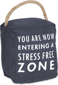 Pavilion Gift Company Stress Free Zone Door Stopper Black 5' X 6'