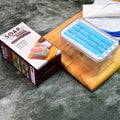 MeeTo Soap Dish with Drain Multifunctional Rolling Dish Soap Cleaning Storage Foaming Box for Home Bathroom Kitchen Keep Soap Dr