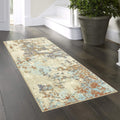 Maples Rugs Southwestern Stone Distressed Abstract Non Slip Runner Rug For Hallway Entry Way Floor Carpet [Made in USA], 2 x 6, 