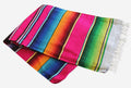 Del Mex (Tm X-Large Mexican Serape Blanket Tablecloth Sarape (Pink)