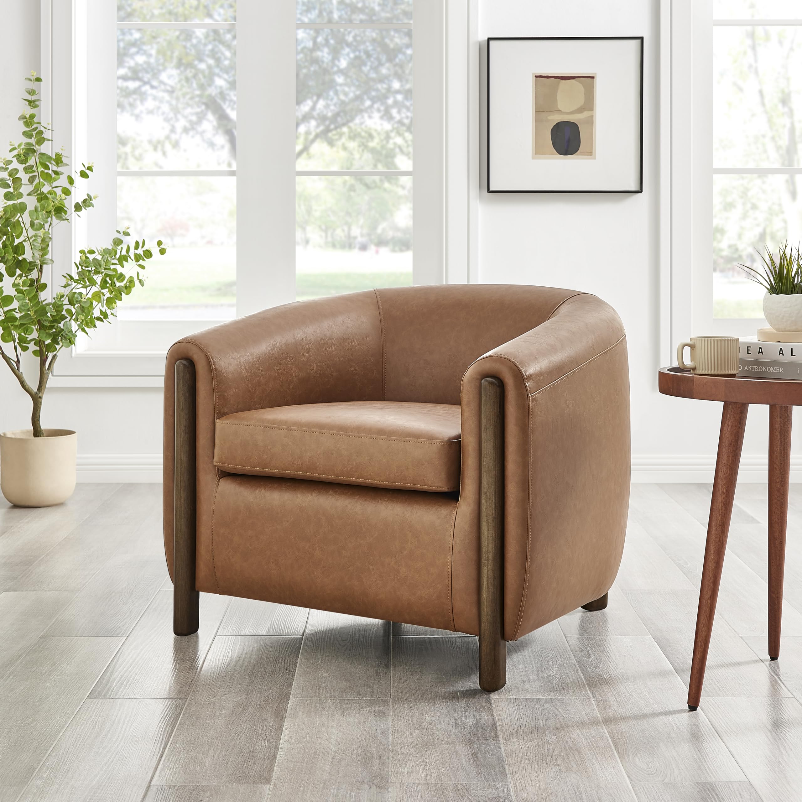 npd furniture and more Ruth PU Accent Arm Chair