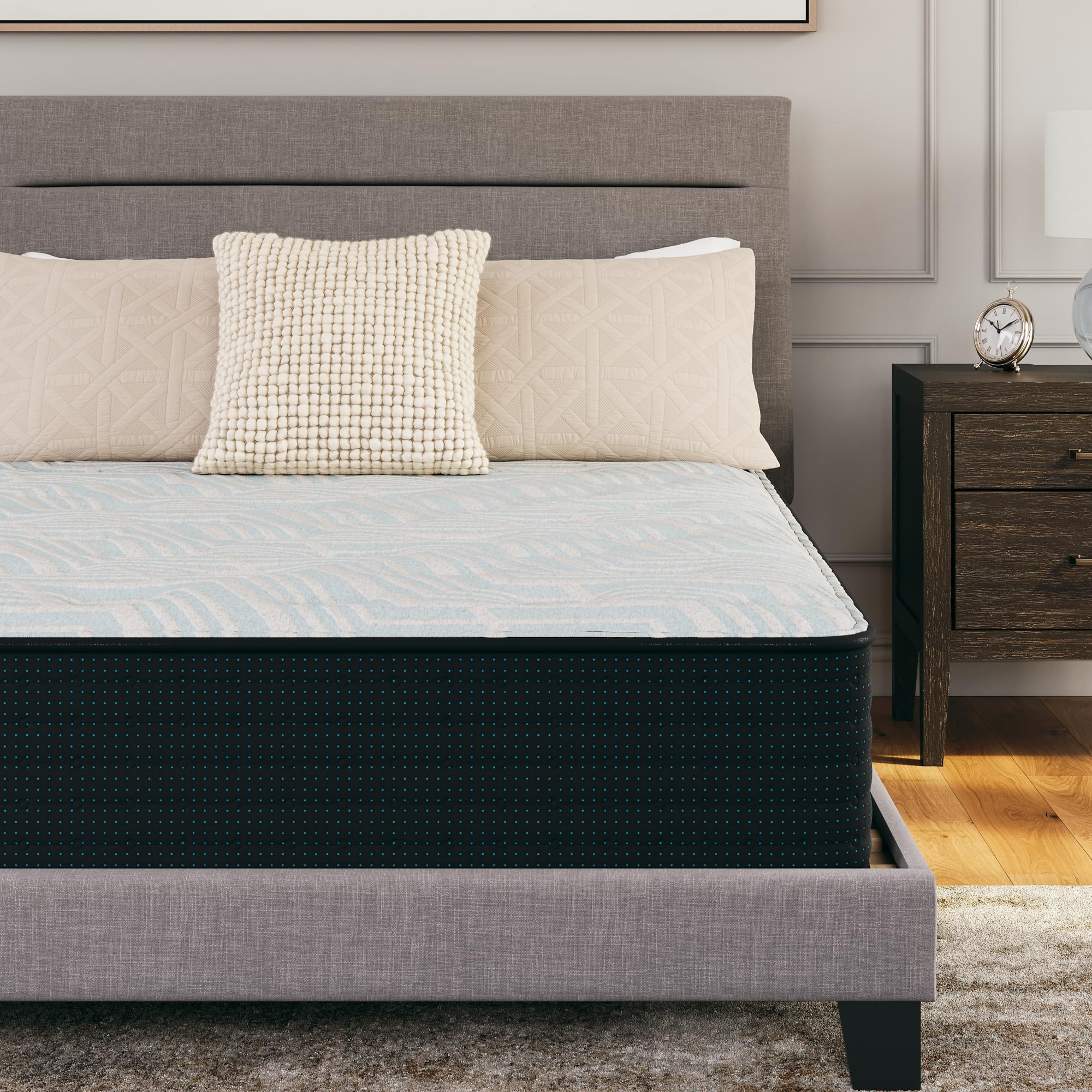 Signature Design by Ashley Twin Size Comfort Plus 10 Inch Hybrid Mattress with Lumbar Support Gel Memory Foam