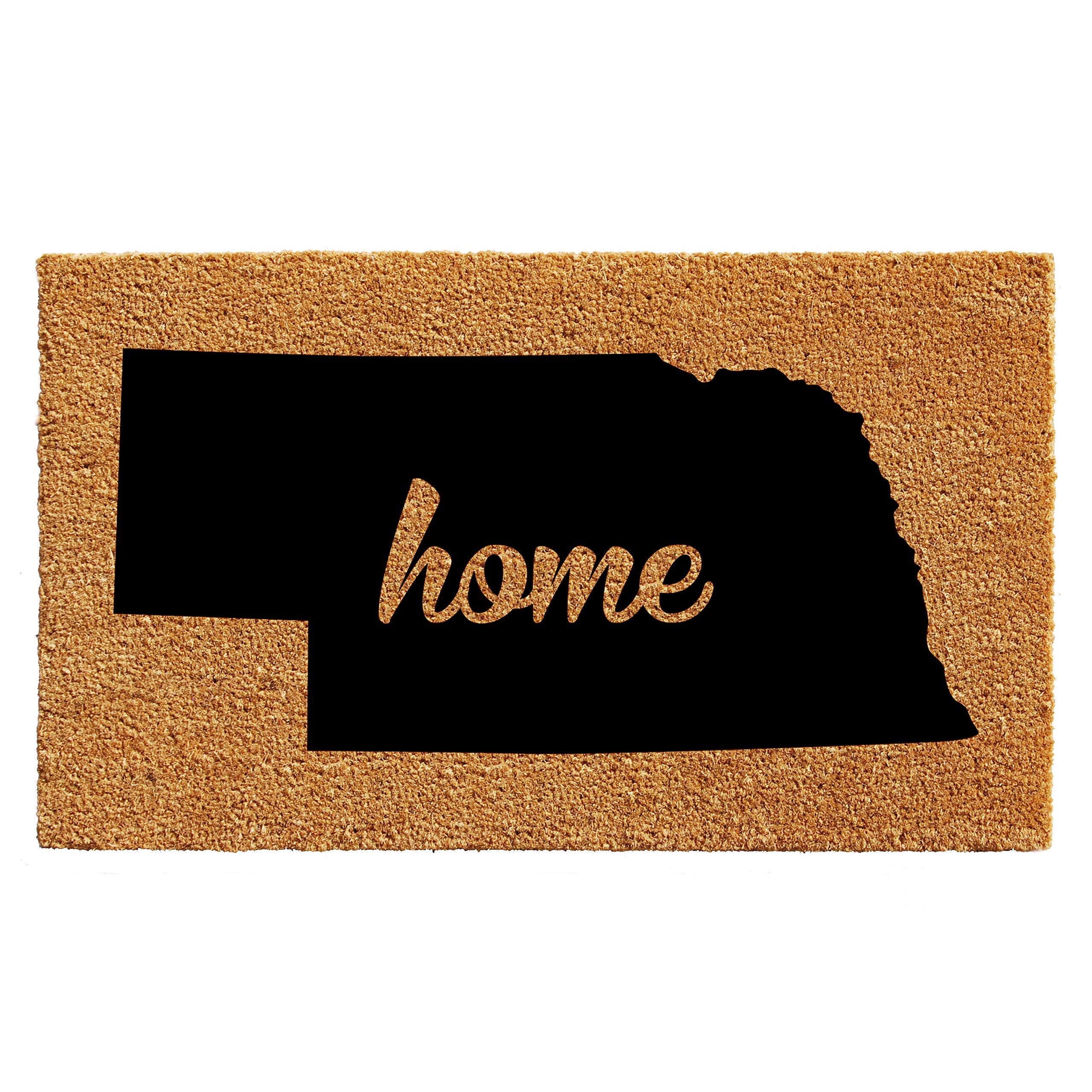 Calloway Mills 105312436 Nebraska Doormat, 24' X 36', Natural/Black
