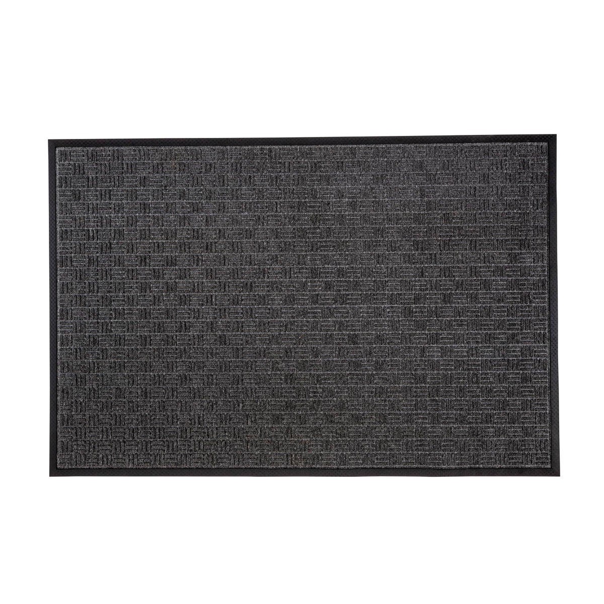 Floortex® Doortex® Ribmat Entrance Mat, Charcoal - 36&quot; X 60&quot;