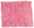 3C4G Microfiber Chenille Shag Locker Carpet, Pink