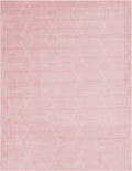 Unique Loom Trellis Frieze Collection Area Rug - Geometric (8 x 10, Light Pink/ Ivory)