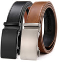 Chaoren Ratchet Belts For Men 2 Pack - Mens Belt Leather 1 38 In Gift Set Box - Meet Almost Any Occasion And Outfit