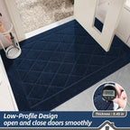 Beqhause Dirt Trapper Door Mat 32'' X 48'', Non-Slip Machine Washable Entryway Rug, Dog Door Mat Indoor, Stain Resistant And Abs