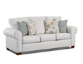 American Furniture Classics Beaujardin Sleeper with Four Throw Pillows Sofas, Soft Washed Cream Tweed