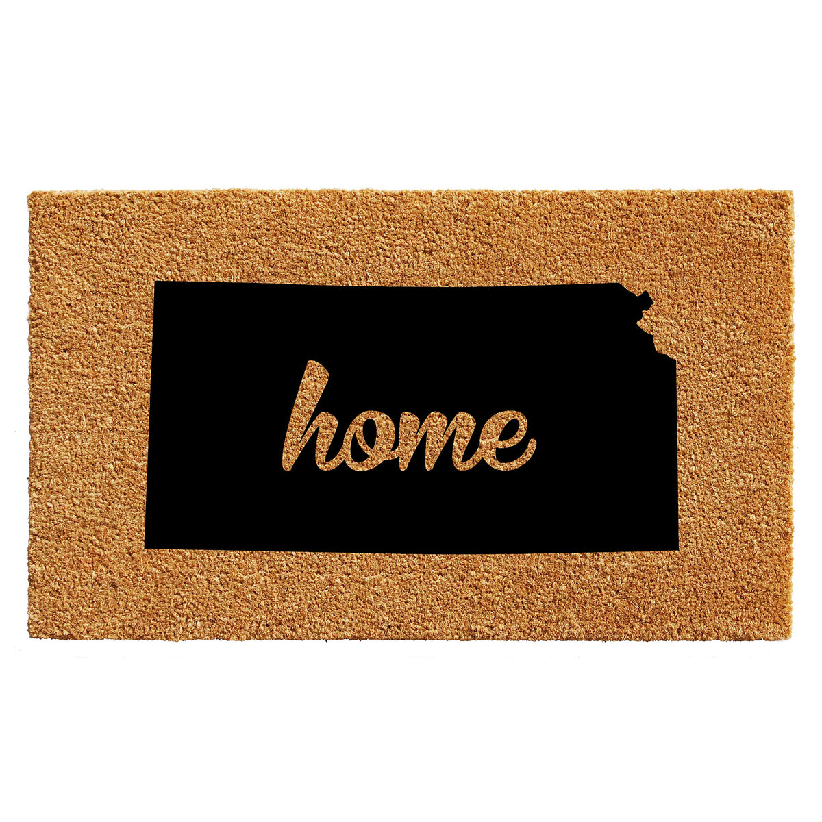 Calloway Mills 105242436 Kansas Doormat, 24' X 36', Black/Natural
