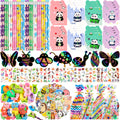 Thesixowls Stationery Party Packs, 28 Pack Birthday Goodie Bags for Classroom Return Gifts for Birthday Party Gift for Students 