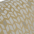 Blazing Needles Square Polyester Jacquard Throw Pillows, 17", Banyan Camel 4 Count