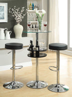 Coaster102558 29" Adjustable Bar Stool Chrome and Black