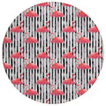 Dalyn Rugs Tropics Tc9 Black 8' X 8' Indoor Outdoor Round Rug, Easy Clean, Machine Washable, Non Shedding, Bedroom, Living Room, Dining Room, Kitchen, Patio Rug