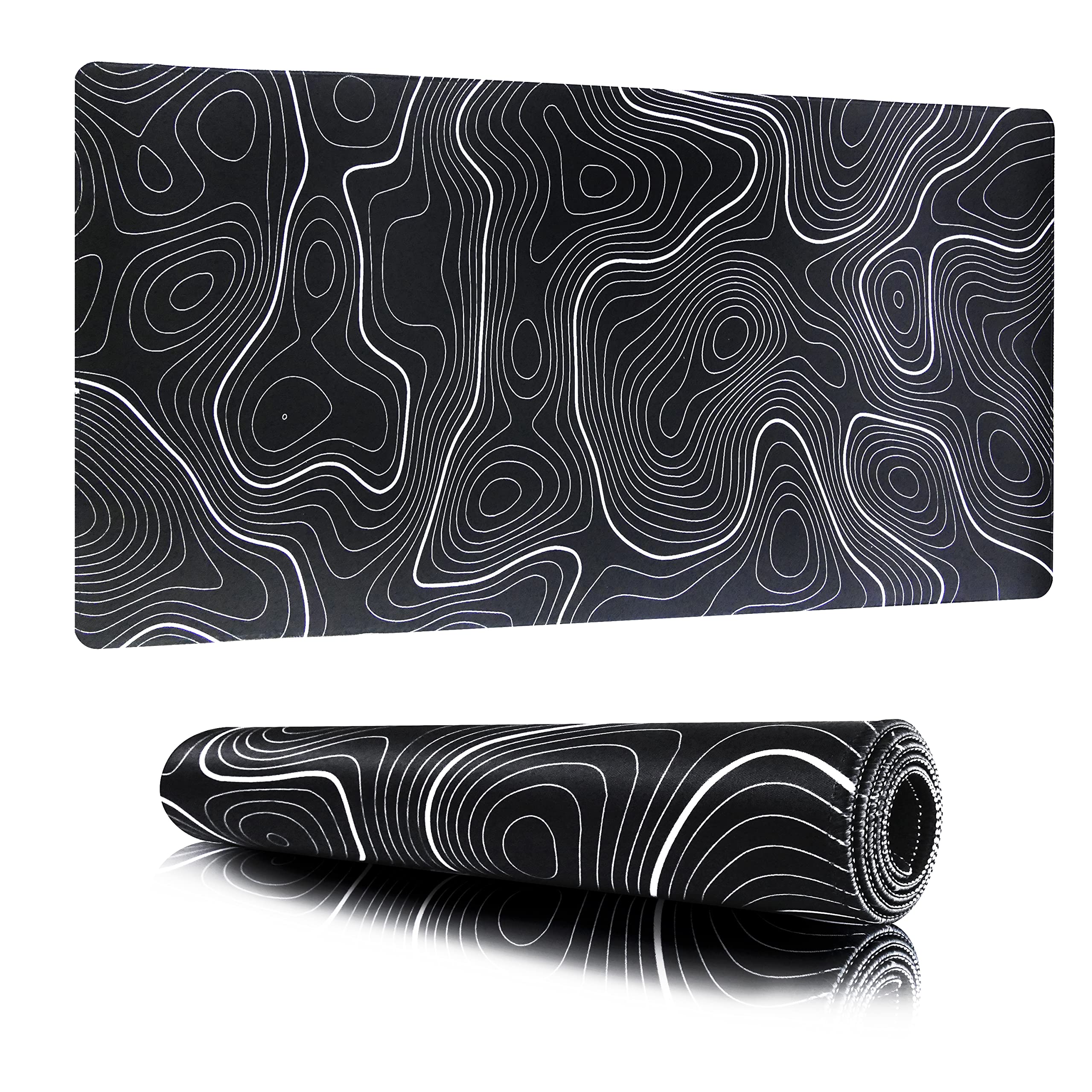 Viorichve Gaming Mouse Pad Xxl Extended Large Desk Pad Mat 34.65 X 15.75 Inches Keyboard Laptop Computer Mousepad With Non-Slip