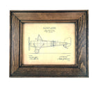 American Furniture Classics Model 8X10Dw8 Picture Frame With Hidden, Locking Gun Concealment Feature