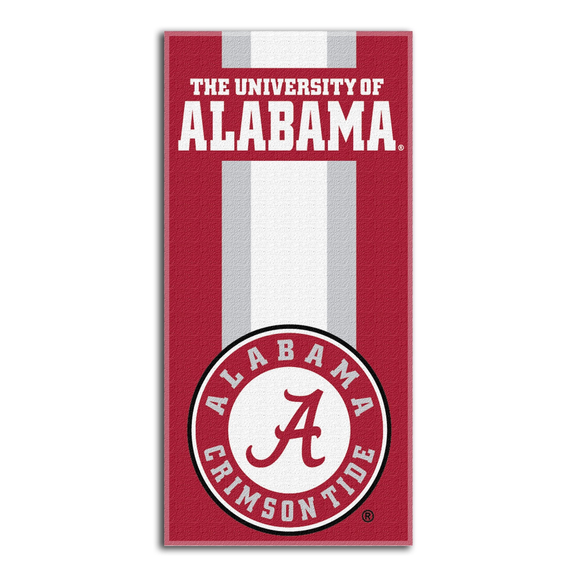 The Northwest Company NCAA Alabama Crimson Tide Beach Towel, 30 x 60, Zone Read
