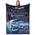 Ufooro Throw Blanket Daughter Gifts From Mom And Dad, Valentine'S Day Daughter Gifts, Daughter Gifts From Mom And Dad, Birthday