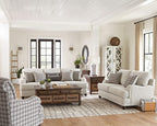 Coaster Home Furnishings Glenn Cushion Back Loveseat Light Grey