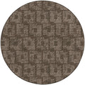 Delano Da1 Brown Transitional Rug Round 10' X 10'